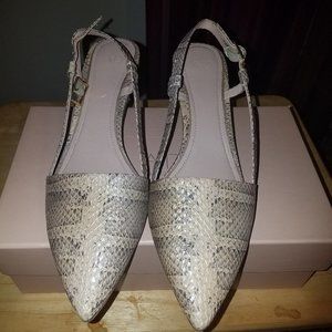 AD & Daughters Katsa Leather Slingback Pumps